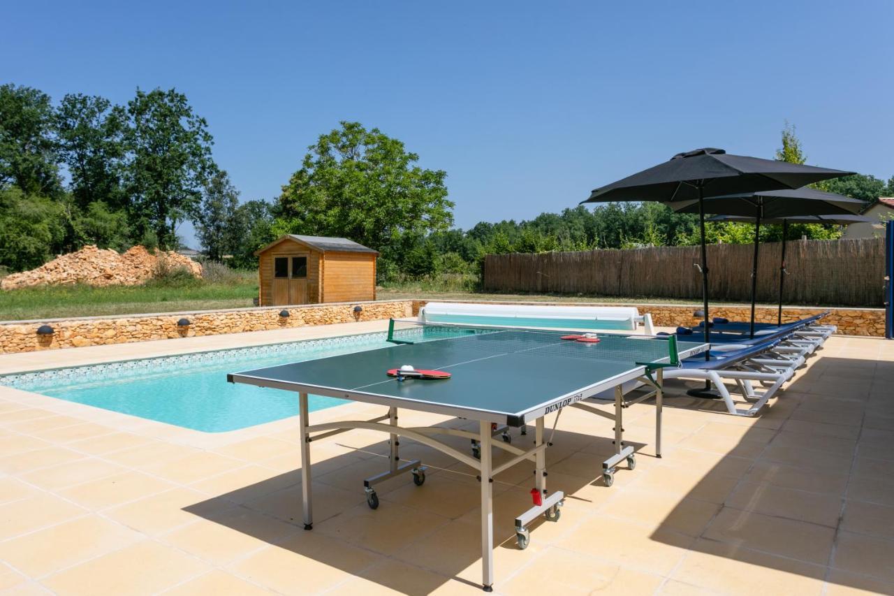 Luxury 3 Bed Home With Heated Swimming Pool Air Con And Boules Pitch Salignac-Eyvigues Εξωτερικό φωτογραφία