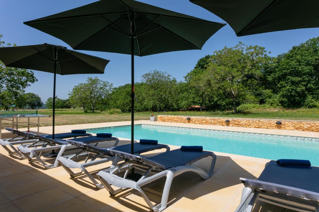 Luxury 3 Bed Home With Heated Swimming Pool Air Con And Boules Pitch Salignac-Eyvigues Εξωτερικό φωτογραφία